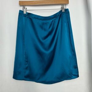 Sincerely Jules Elegant Teal Skirt with back zipper mini NWT XL